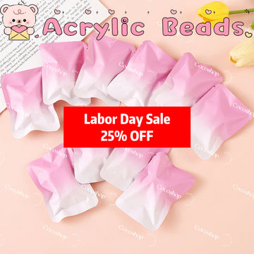 Acrylic Beads Lucky Bags -- Open in Live -for Pen Chain DIY
