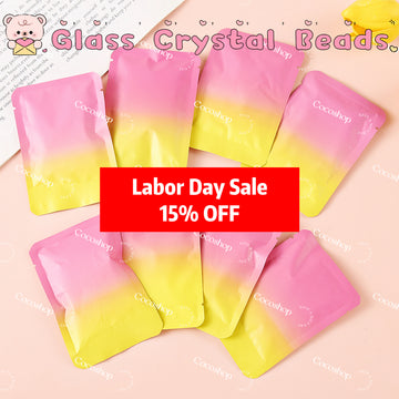 Bling Glass Crystal Beads Lucky Bags -- Open in Live