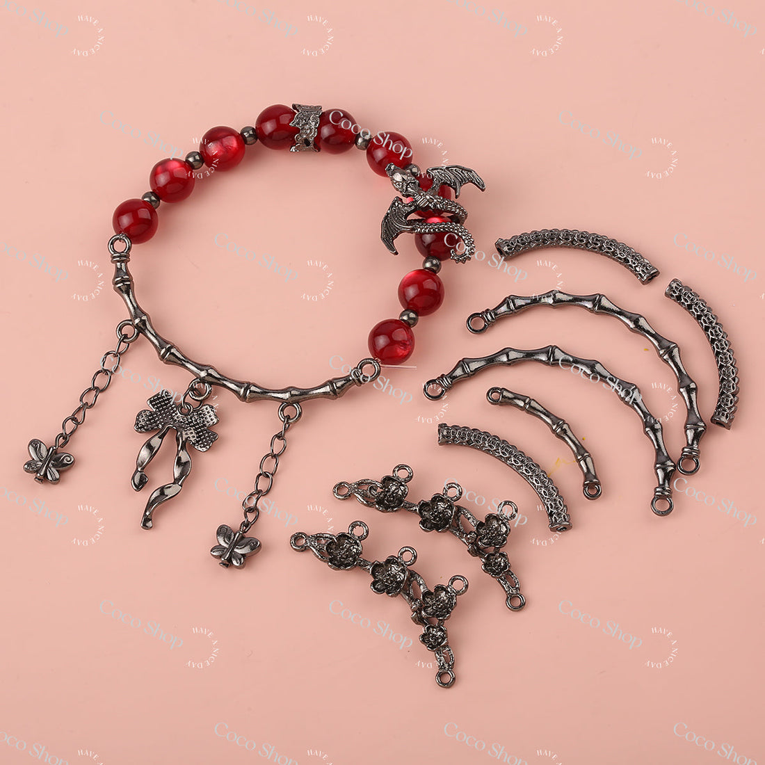#Cocoshop02 Black & Golden Accessories 3oz