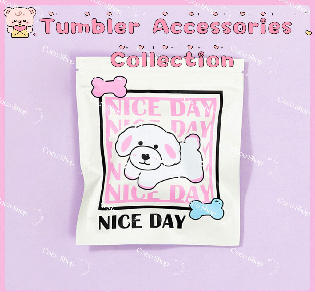 Tumbler Accessories Collection Lucky Bags ---open in live-- Decoration for Your Cups
