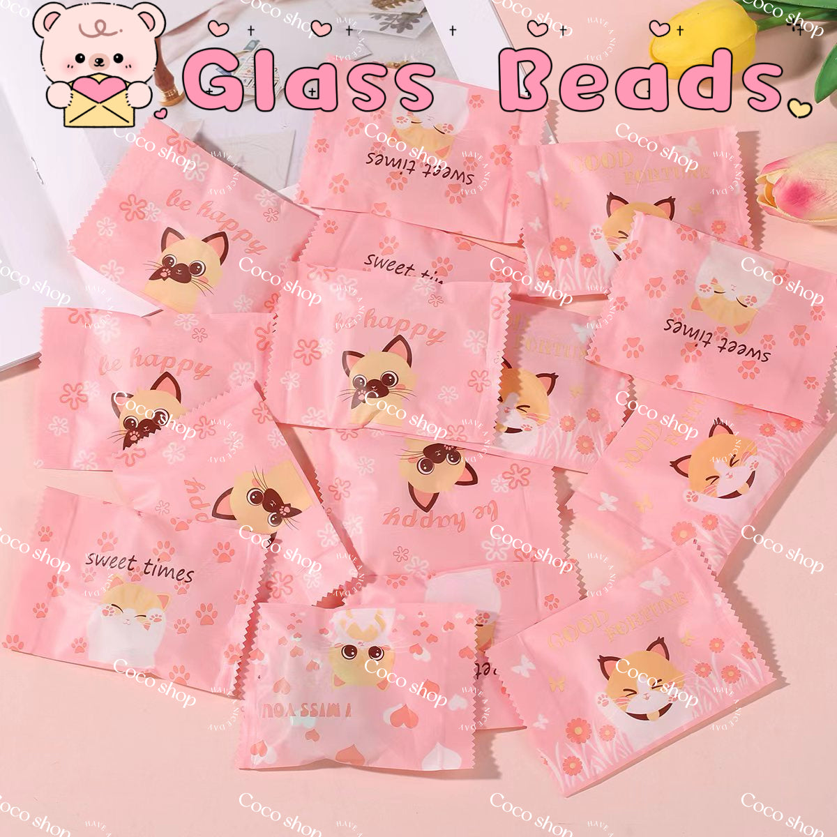 DIY Glass Beads Surprise Bags -- Open at HOME