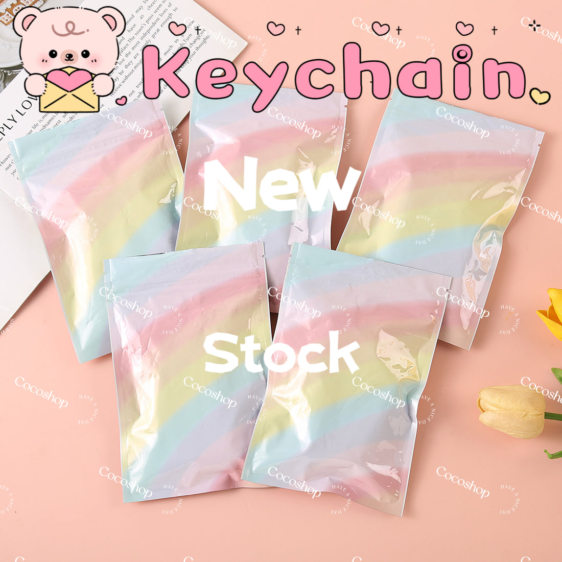 Key Chain Lucky Bags -- Open in Live -- Phone / Bag / Cup Chain
