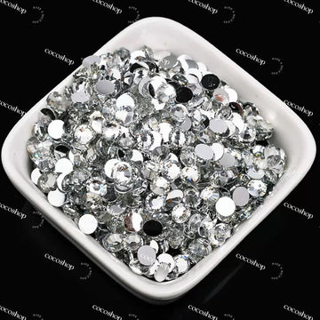 #CocoShop02 Sliver Acrylic Flatback Rhinestons Mix -- Shovel in Live